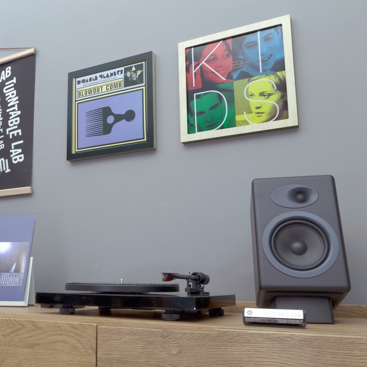 Line Phono: Premium Vinyl Record Frame - Baltic Birch, Made In The USA